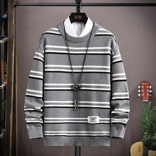 Pinet - Moderner Pullover Herren Weichgestrickt für Herbst und Winter Vielseitig und Gemütlich