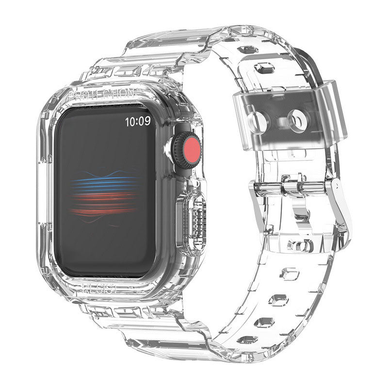 Luxe transparante band voor Apple Watch serie 41/45/49 mm