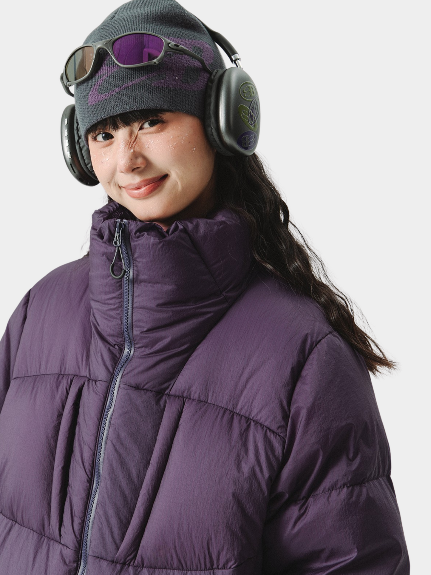 CougarStep – Unisex Stehkragenjacke mit 95 % weißer Gänsedaune und 3-fach-Schutz