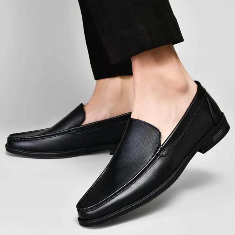 Murcia lederen loafers