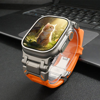 Explorer Siliconen Apple Watch Bandje