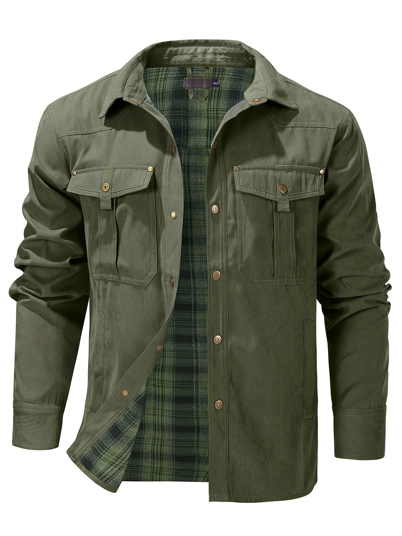 Evrypidis - Lässige Cargojacke mit langen Ärmeln