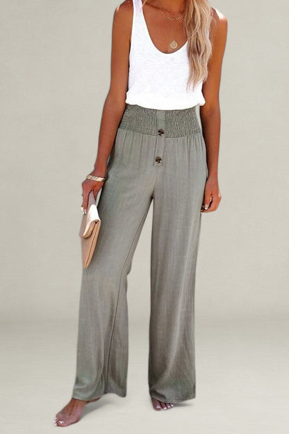 Monelle™ | Loose-Fit Broek Met Hoge Taille