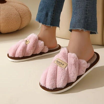 Sierlijke Faux Fur Slides