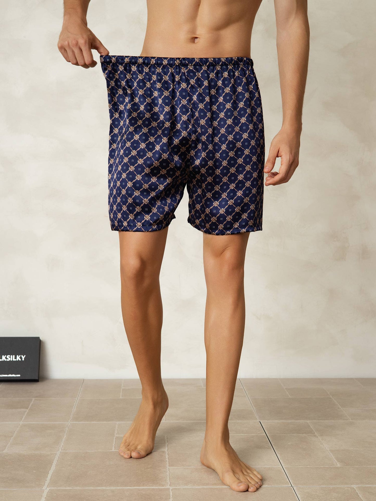 100% Zijde – Lounge shorts