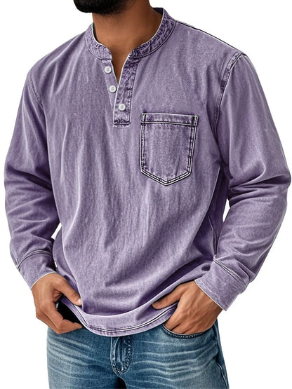Levi™ I Lässiges Herren-Henley-Shirt mit Brusttasche