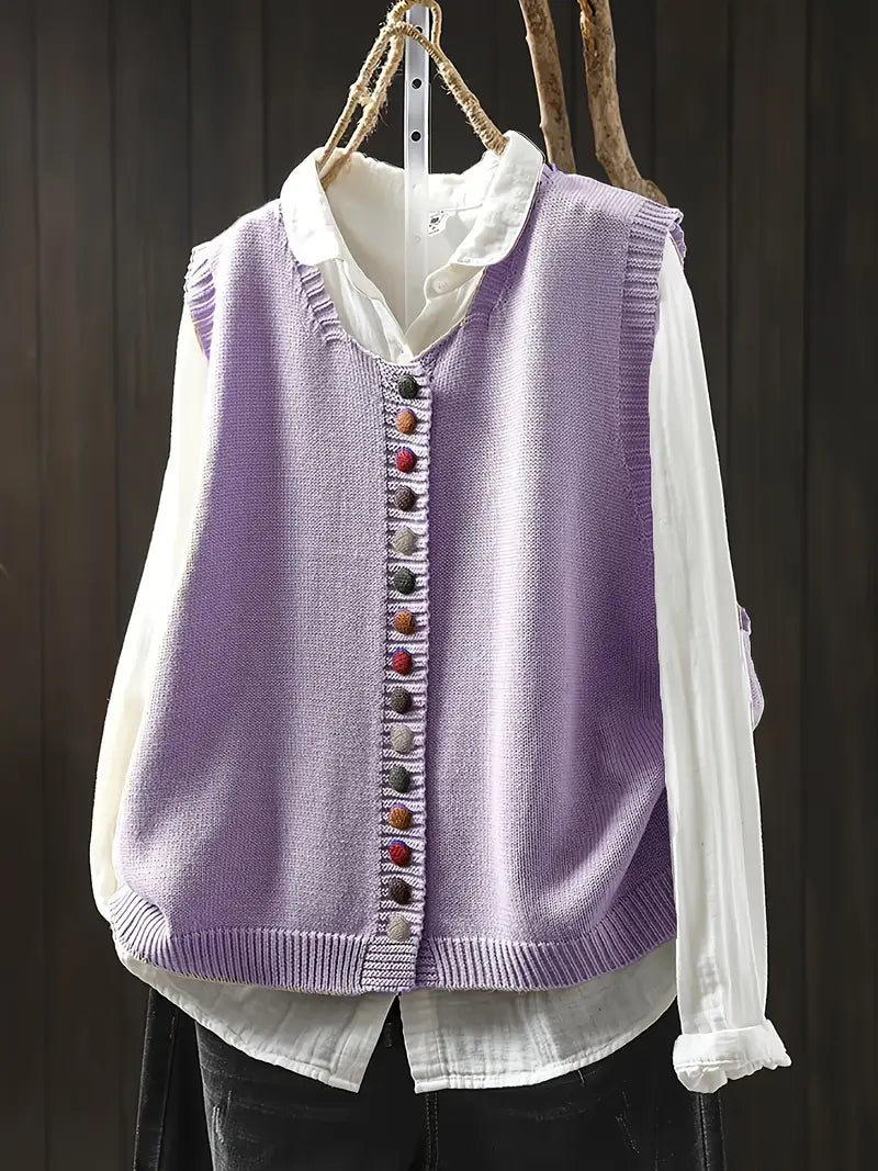 Ditte | Stijlvol casual gebreid vest