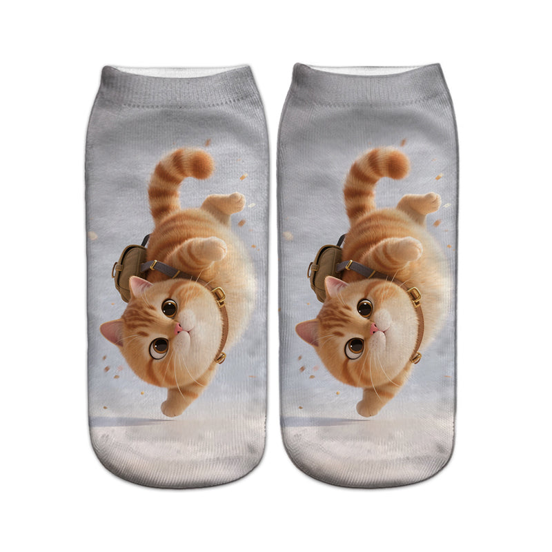Casual Sokken Met Dierenprint