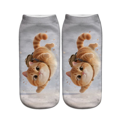 Casual Sokken Met Dierenprint