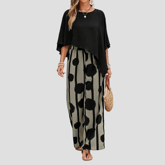ELISKA | DAMESSET MET ASYMMETRISCHE TOP