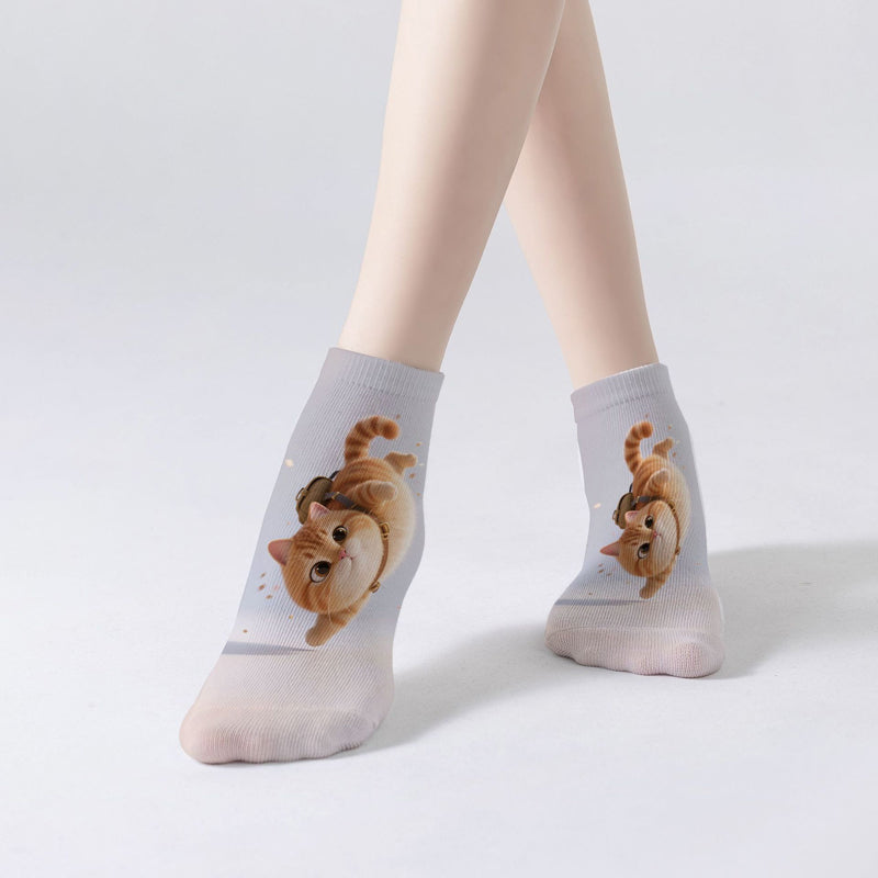 Casual Sokken Met Dierenprint