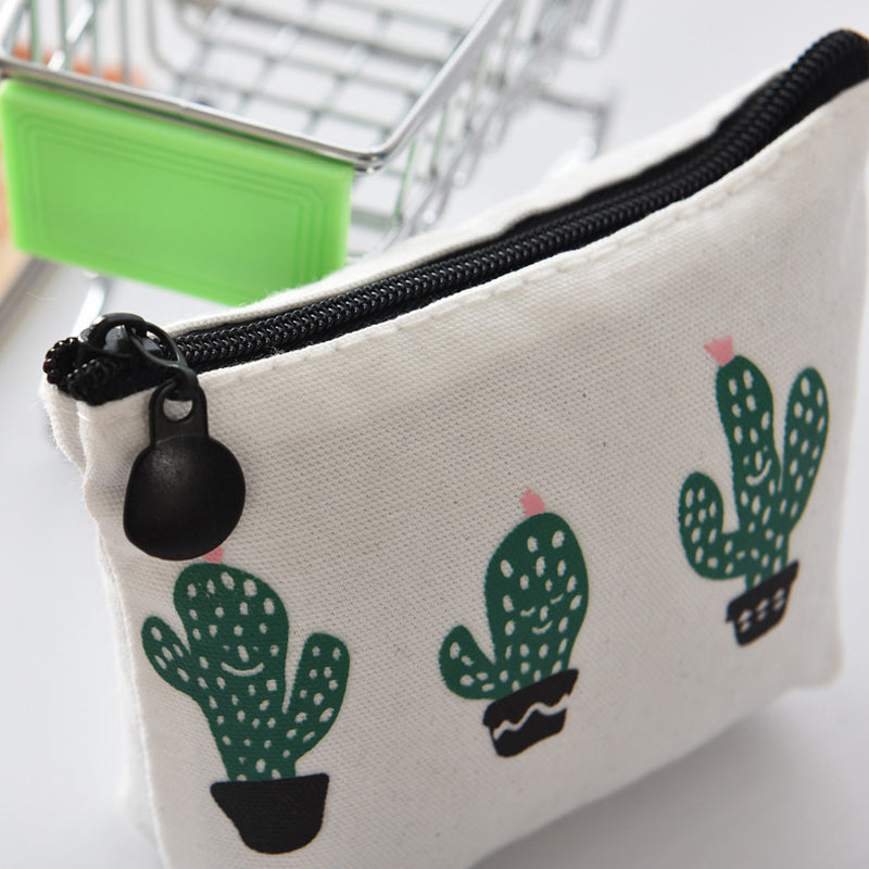 Porte-Monnaie À Motif Cactus