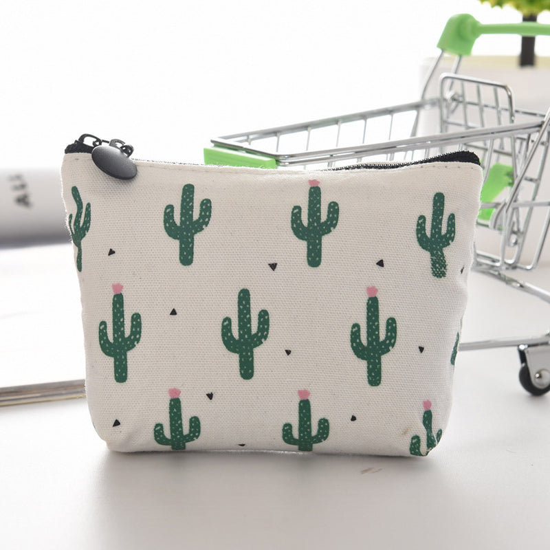 Porte-Monnaie À Motif Cactus