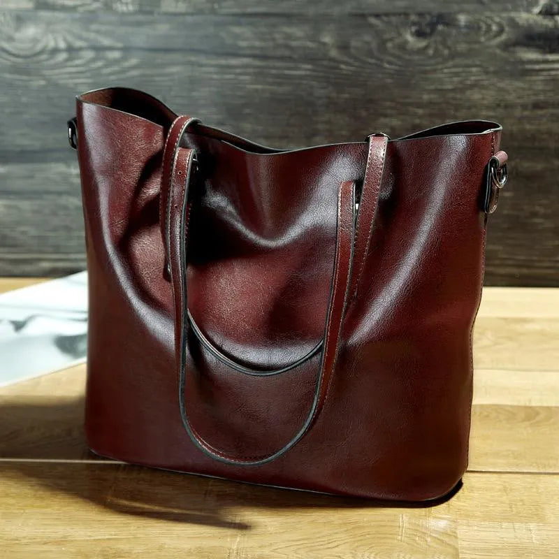 Recta - Sac à bandoulière en cuir vintage