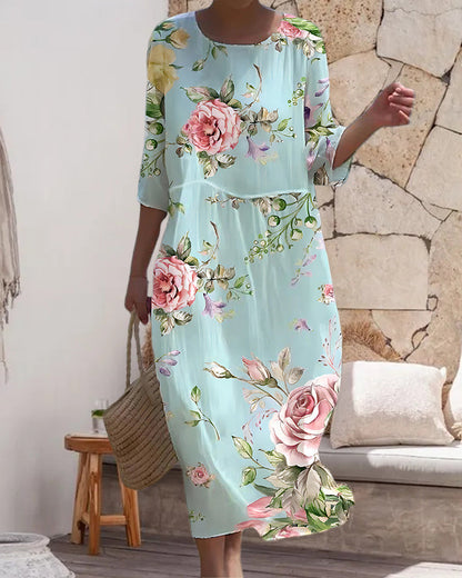 Ruth - Jurk met bloemenprint