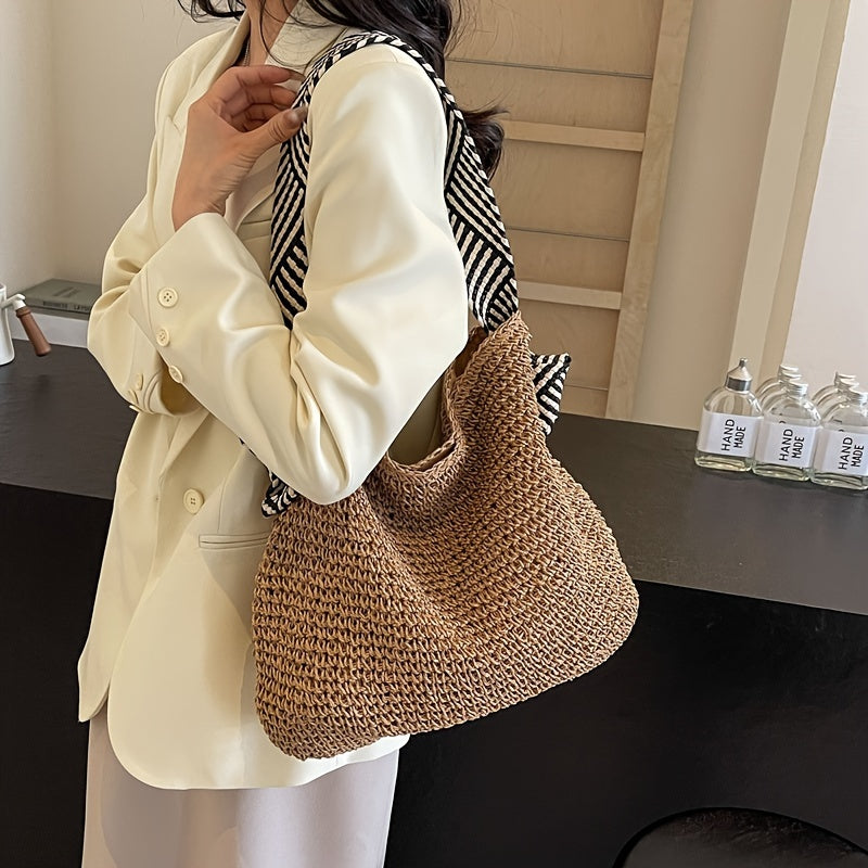 Elvira™ – Handgewebte Boho-Chic Tragetasche