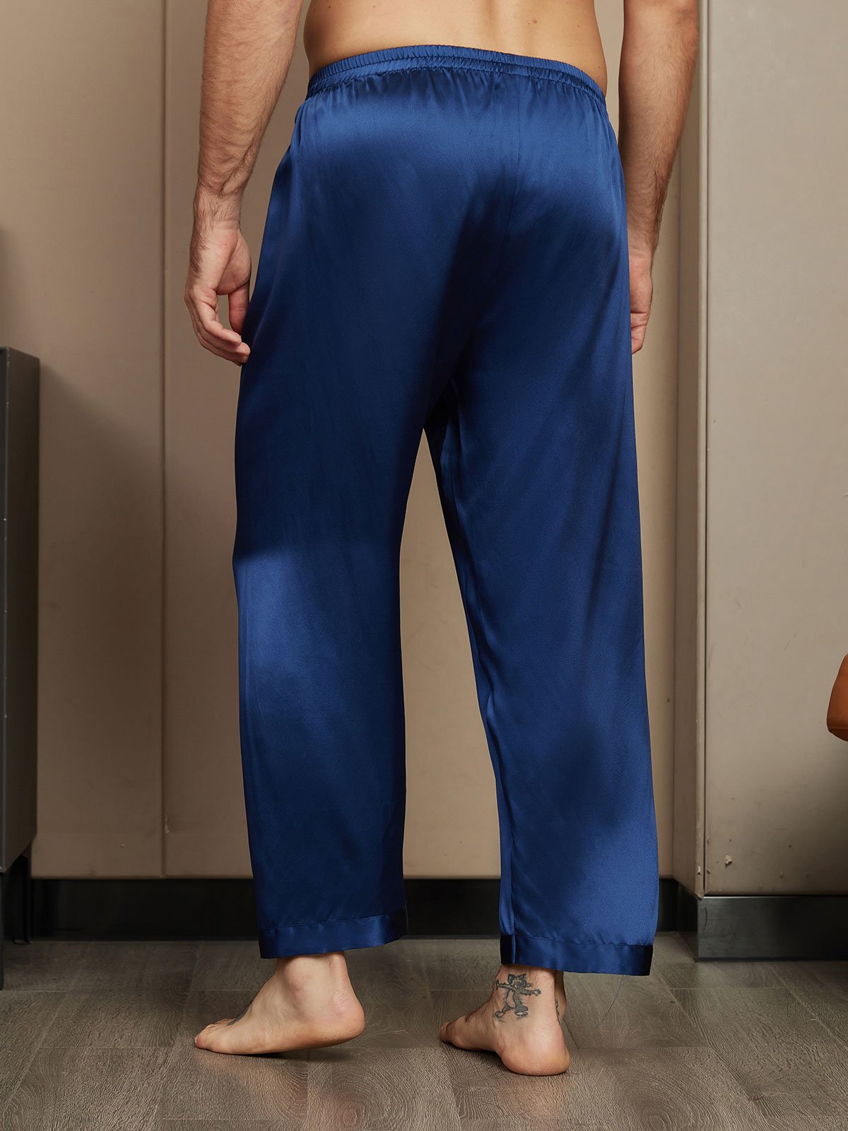 Pure Soie Détendu Pyjama Pantalon