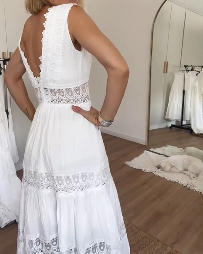 Jolene - Chique & Vloeiende Boho-Gewaden Jurk