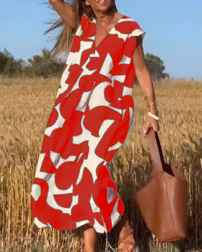 Aria™ – Bedrukte jurk met stijl