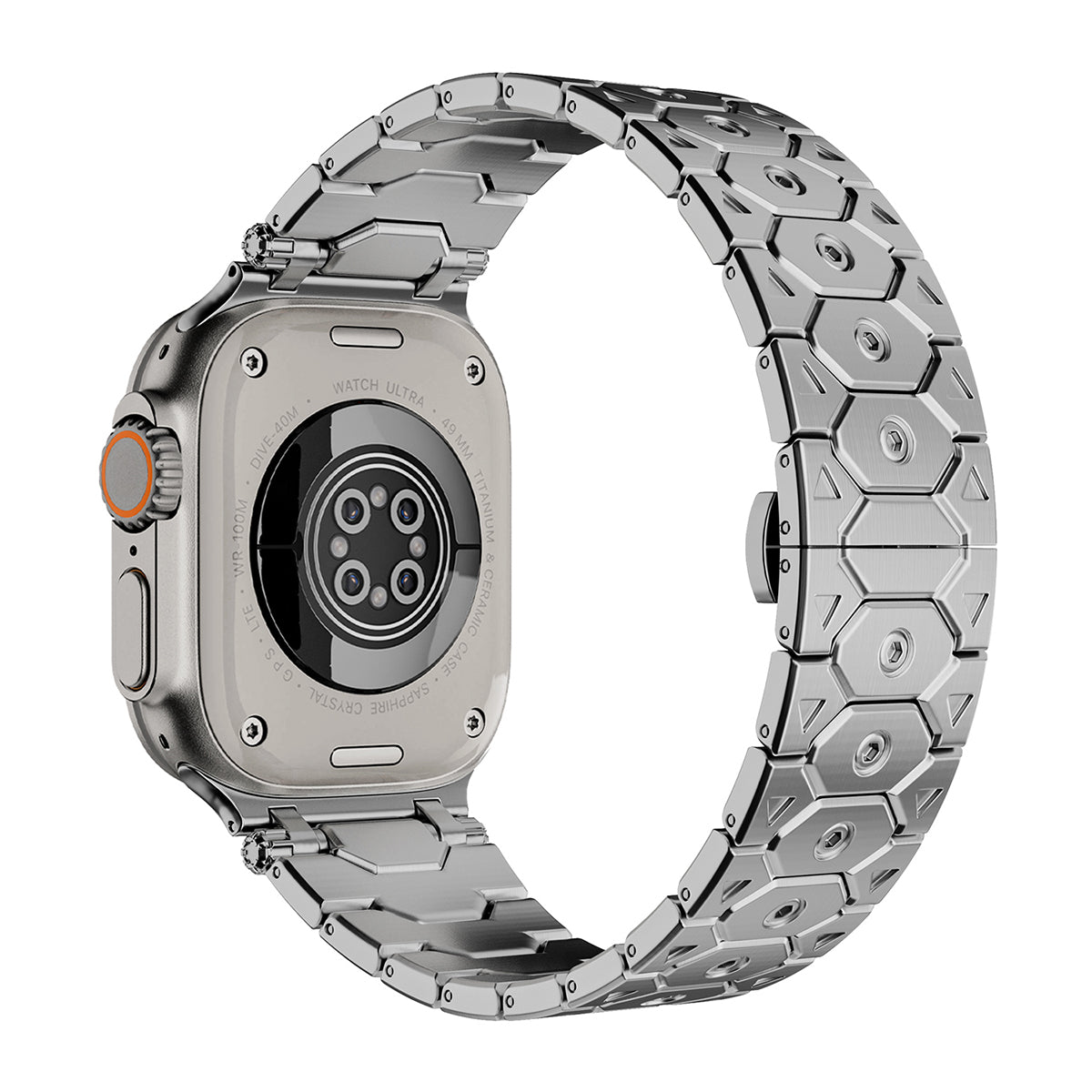 Imperiale roestvrijstalen Apple Watch-band