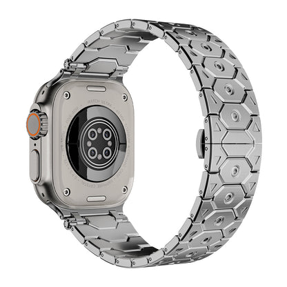 Imperiale roestvrijstalen Apple Watch-band