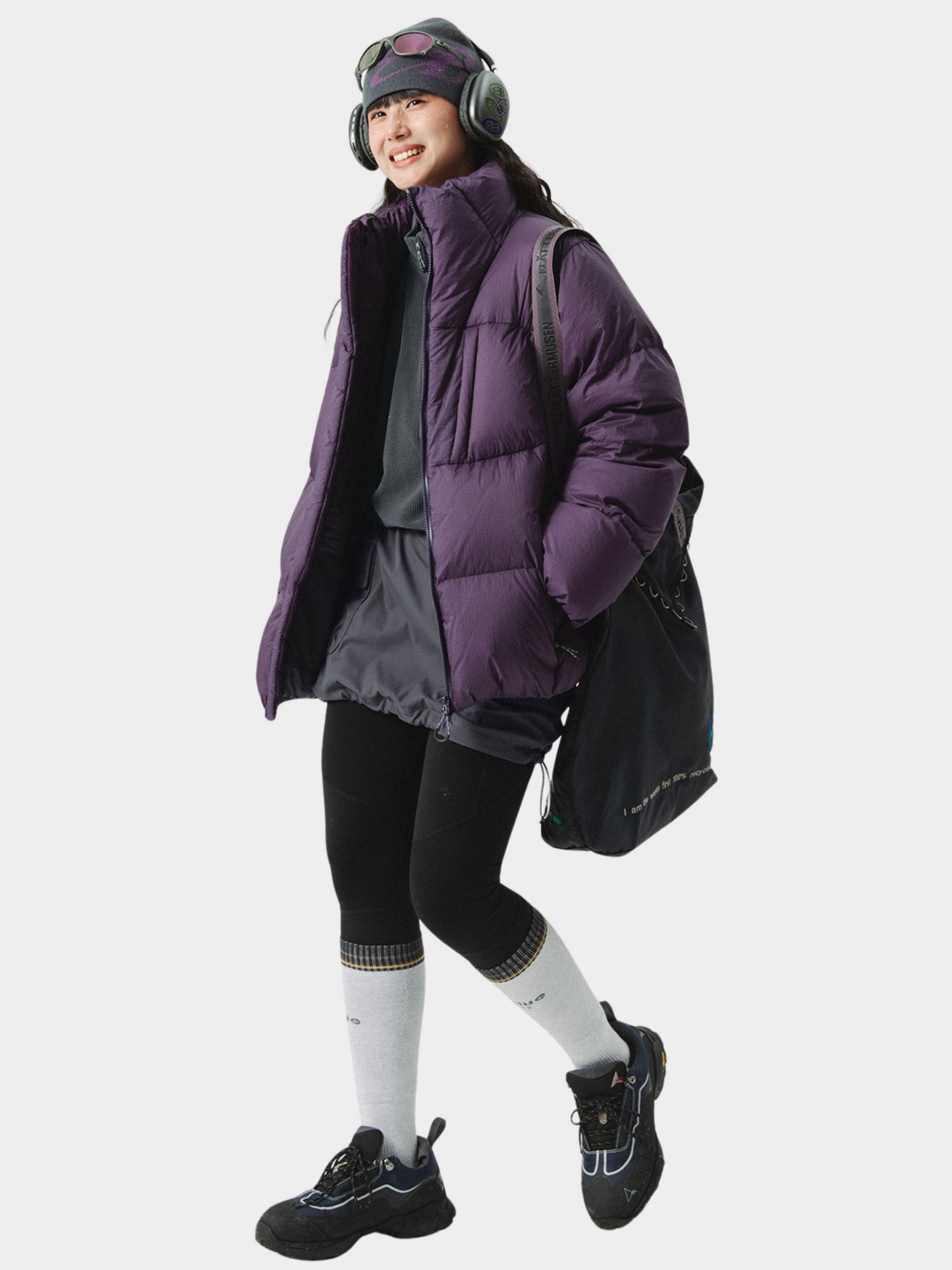 CougarStep – Unisex Stehkragenjacke mit 95 % weißer Gänsedaune und 3-fach-Schutz