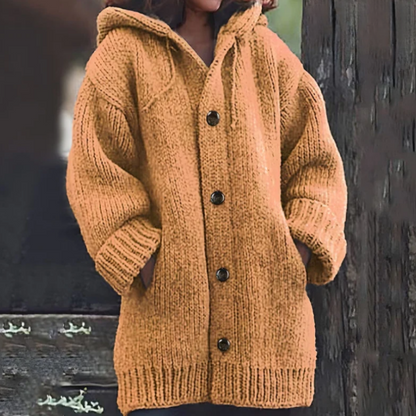 Eden – Gestrickter Cardigan-Mantel