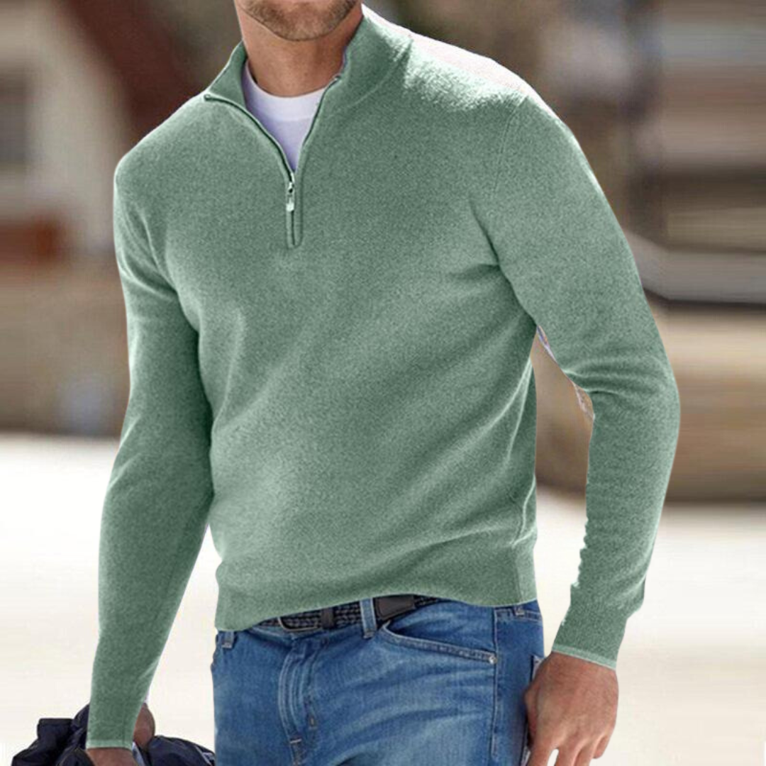 Miquel | Premium Zip-kraag-trui