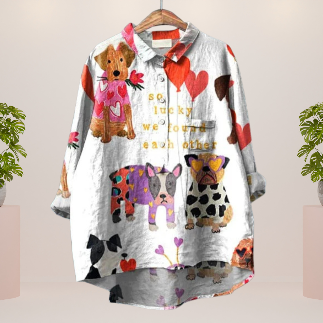 Dierenkunst-T-shirt