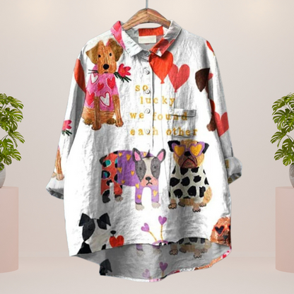 Dierenkunst-T-shirt