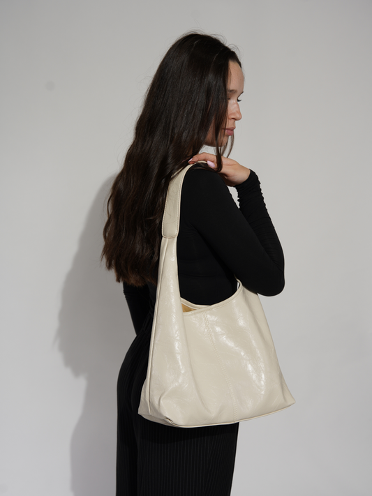 Jytte™ | Schicke Schwarze Hobo-Tasche