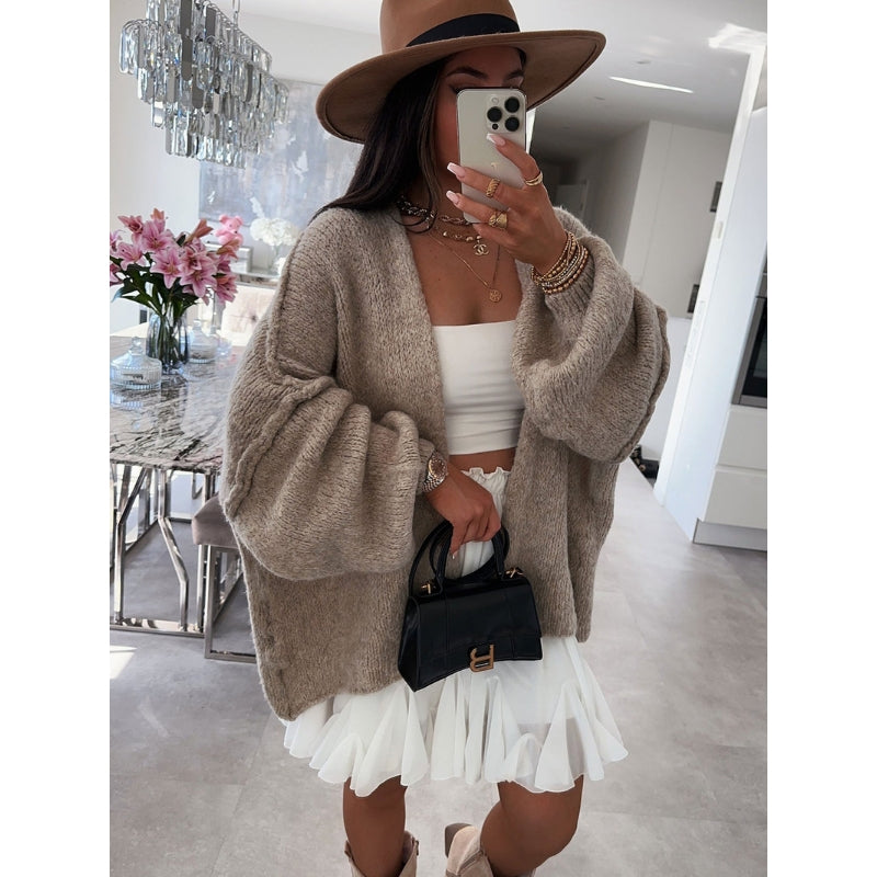 Montra Oversized Strickjacke