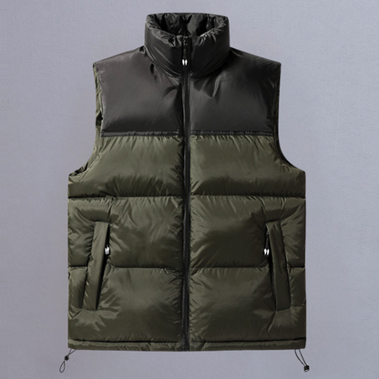 Moore Ärmellose Steppjacke