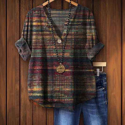 Colourful vintage blouse