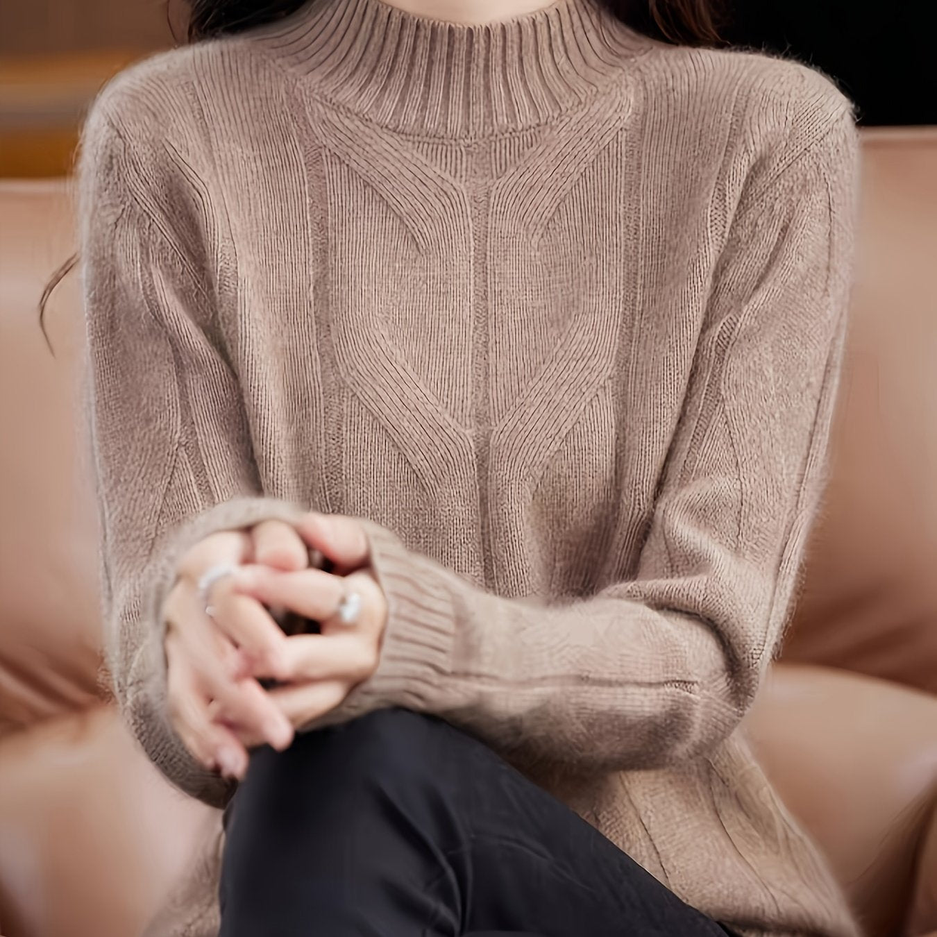 Karmen – Gemütlicher Retro-Strickpullover