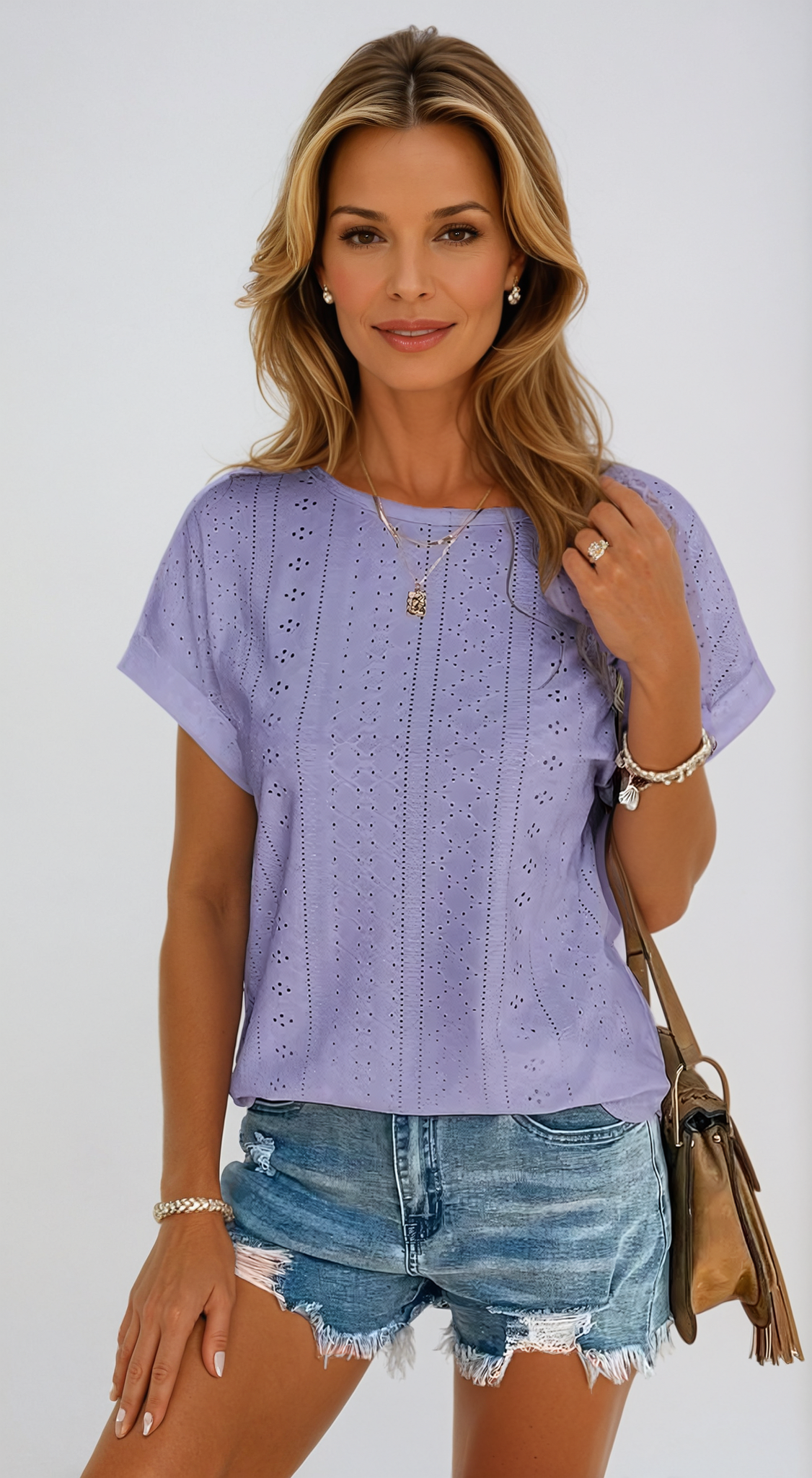 Riza™ | Casual Kanten Top