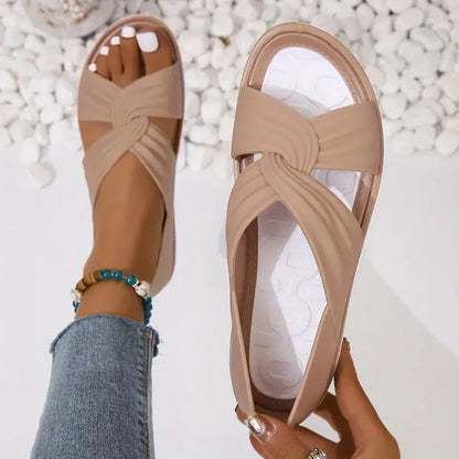 Luzia | Comfortabele orthopedische sandalen met strikdesign