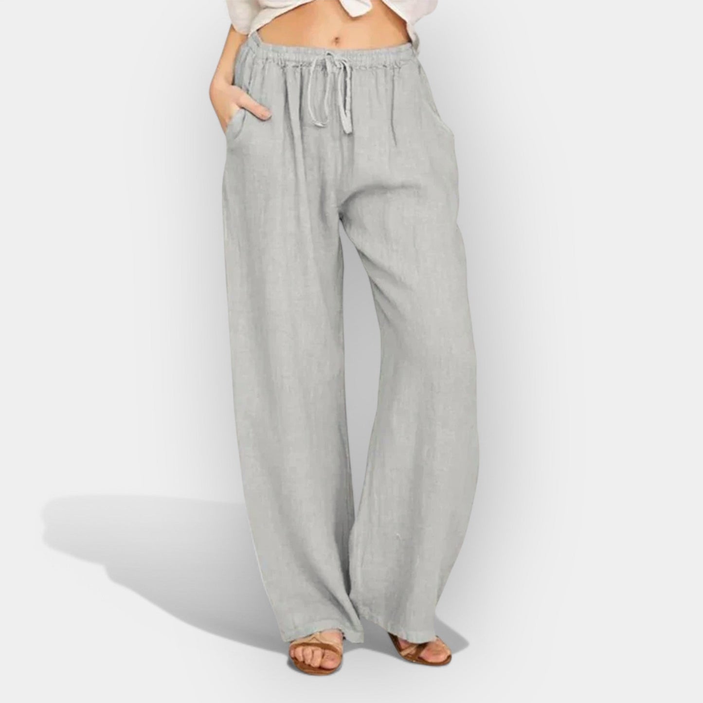 Luftige Sommer-Leinenhose