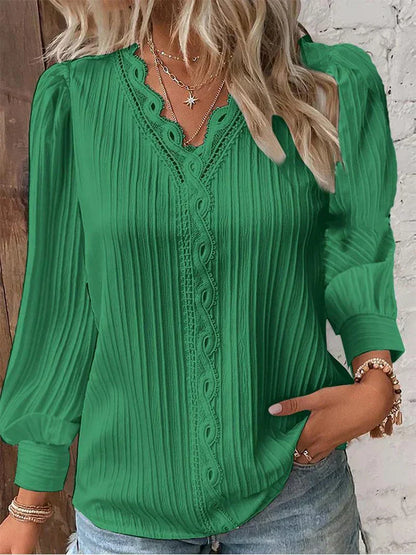 Josette | Blouse met Kanten Details