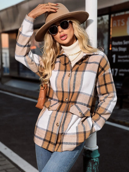 Kelly | Stilvolle Karierte Blazerjacke