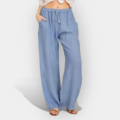Luftige Sommer-Leinenhose