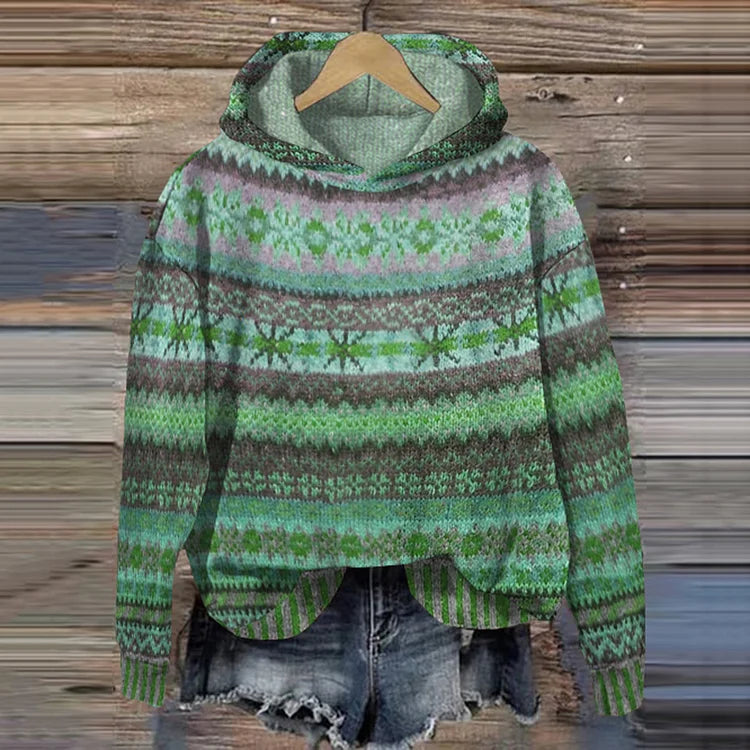 Anja™ - Gemütlicher Ethno-Pullover