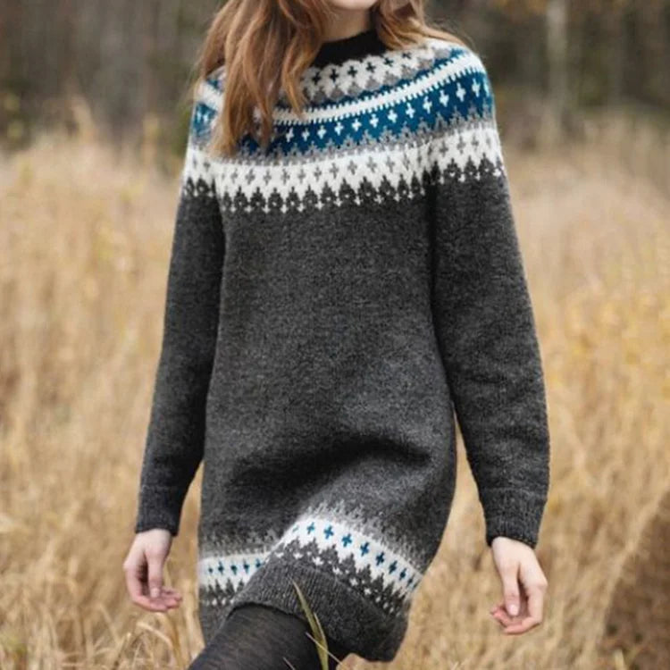 ADDISON™ – Nordisches Strickkleid