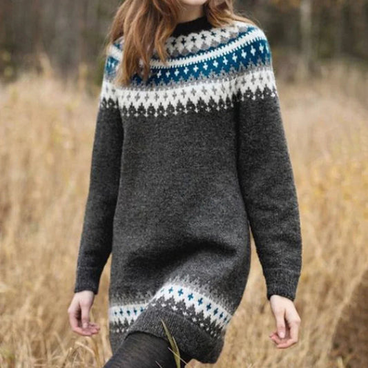 ADDISON™ – Nordisches Strickkleid
