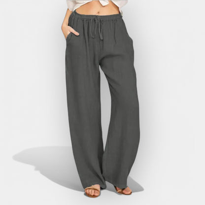 Luftige Sommer-Leinenhose