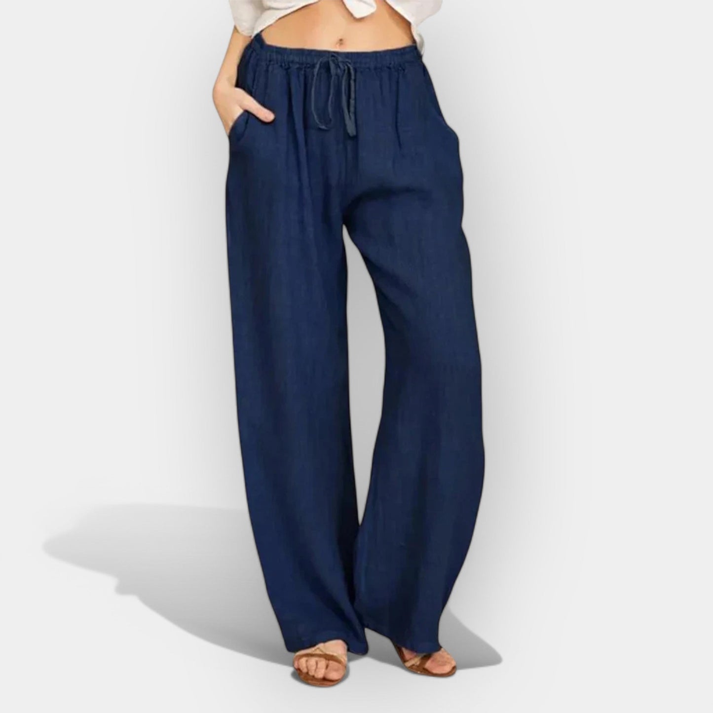 Luftige Sommer-Leinenhose