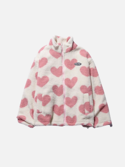 Laetitia - Veste réversible avec détails en cœur