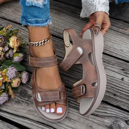 Alia™ Keilsandalen für Frauen - Ultimativer Komfort & Anpassbare Passform