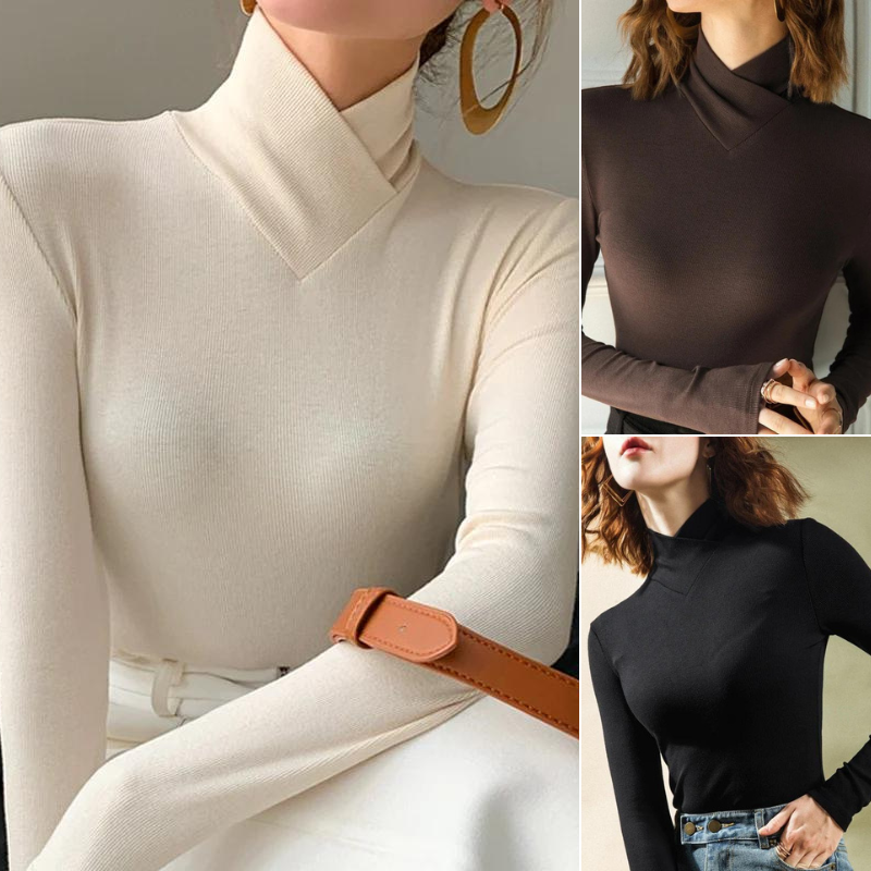 Cross-Rollkragenpullover