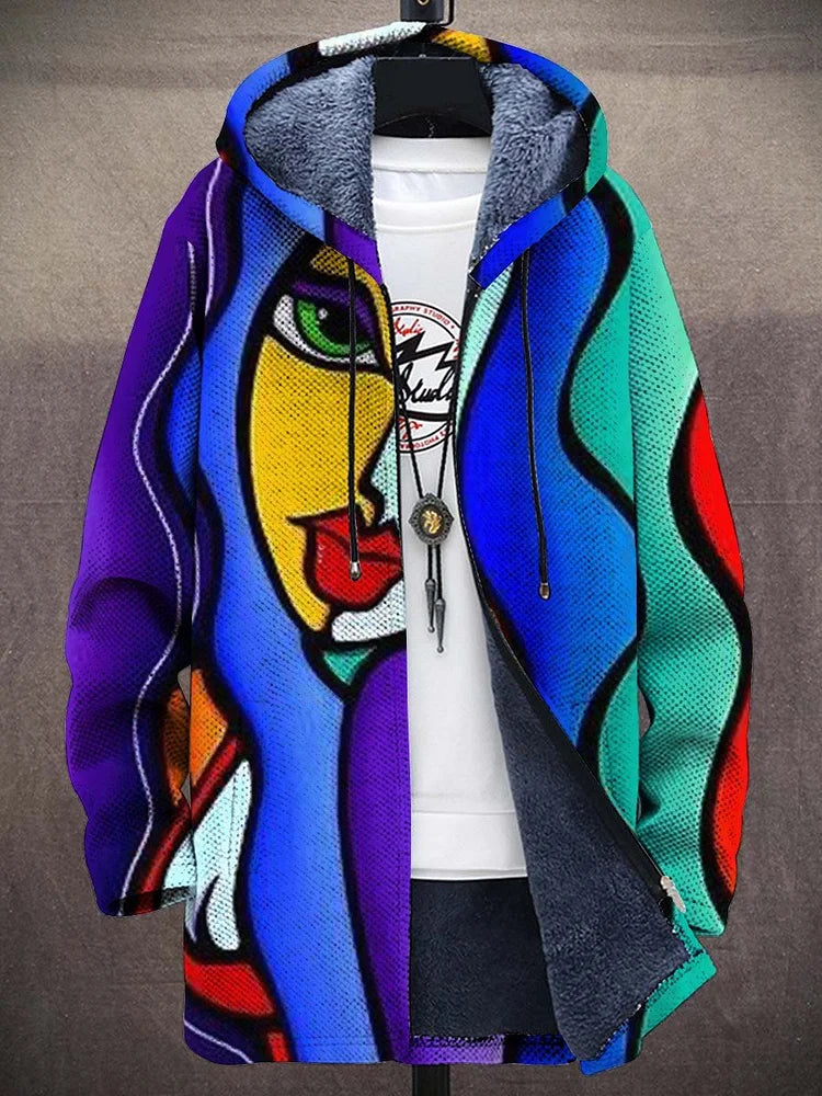 Allira | Luxuriöser, kunstinspirierter Cardigan